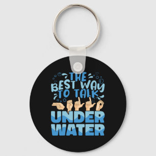 Beste manier om te praten onder water Amerikaanse Sleutelhanger