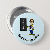 Beste mannelijke Button van de Chiropraktijk of va (Voorkant /achterkant)