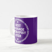 Beste massagetherapie ooit massagetherapie koffiemok (Voorkant links)