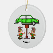 Beste Mechanische kerstversiering Keramisch Ornament (Links)