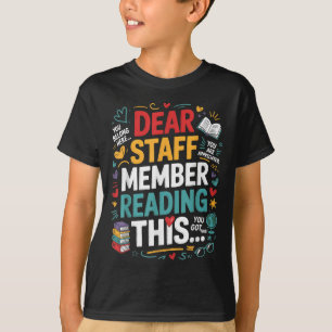 Beste medewerker die deze Motivatie Kantoor leest T-shirt