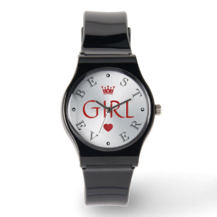 BESTE MEISJE OOIT ZEER HORLOGE