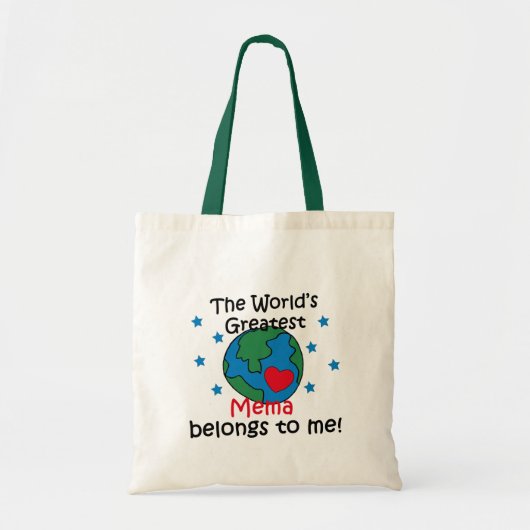 Beste Mema behoort tot mij Tote Bag (Voorkant)
