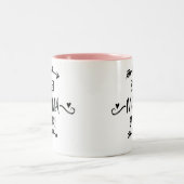 Beste mema ooit tweekleurige koffiemok (Center)