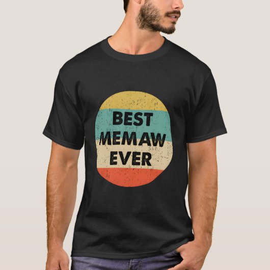 Beste memaw ooit t-shirt (Voorkant)