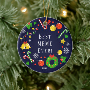 Beste Meme Ooit 2 Zijdig Keramisch Ornament