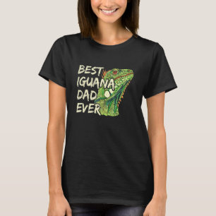 Beste Mens Iguana Papa Ooit Voor Een Iguana Vader T-shirt