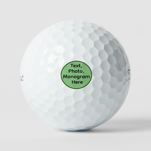 Beste Merk Merken Monogrammed premium Golfballen (Voorkant)