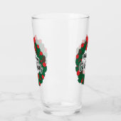 Beste Merry Christmas sticker Glass Cup Glas (Links)