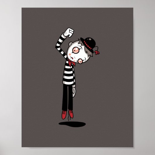Beste Mime ooit Poster (Voorkant)