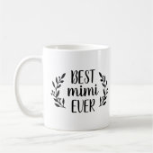 Beste Mimi ooit gepersonaliseerde koffie Mok (Links)