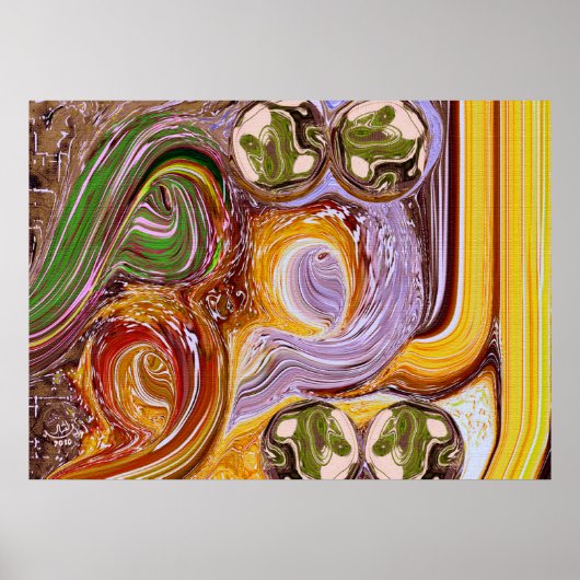 Beste moderne islamitische kunst poster (Voorkant)