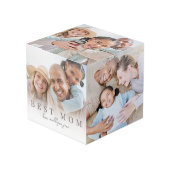 Beste moeder 5 Side Afbeelding Familiefoto's Kubus (Voorkant hoekig)