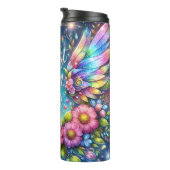 Beste moeder: Angel Wings, Bloemeneerbetoon Thermosbeker (Geroteerd rechts)