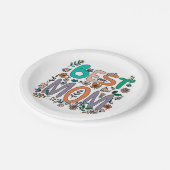 Beste moeder Bloemen Papier Bord (Gekanteld)