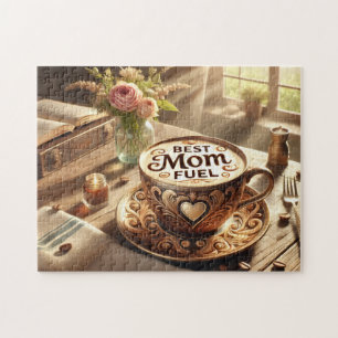 Beste Moeder Brandstof Gezellige Koffiemoment Legpuzzel