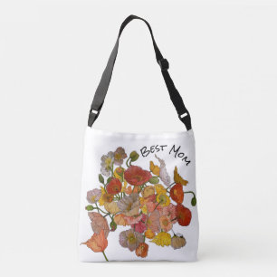 Beste moeder Bright Poppy Crossbody Tas