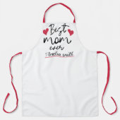 Beste moeder cadeau van kinder schort (Voorkant)
