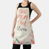 Beste Moeder Chef Bloemig Schort (Insitu)