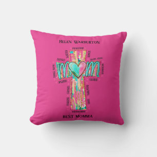 Beste moeder Christelijk gepersonaliseerd Kussen