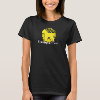 Beste Moeder Cockapoo Zonnebloem Hondenpoten Moede T-shirt