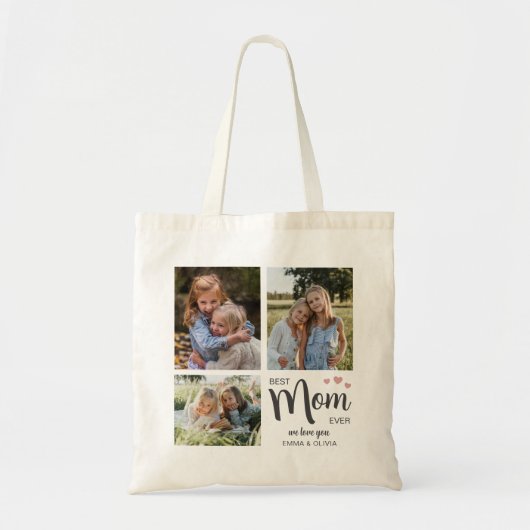 Beste moeder Creëer uw eigen foto Tote Bag (Voorkant)
