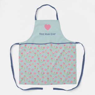 Beste moeder en bloemenprint. All-Over Print Schor Schort