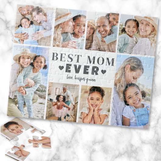 Beste Moeder Foto Collage Legpuzzel