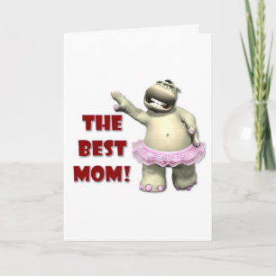 Beste moeder Hippo Kaart