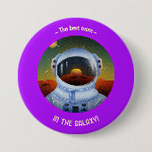 Beste moeder in de Galaxy Button - Moederdag (Voorkant)