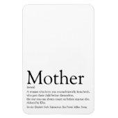 Beste moeder, moeder, moeder definitie magneet (Verticaal)