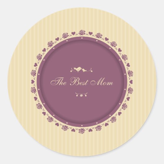 Beste Moeder Moederdag | STICKER (Voorkant)