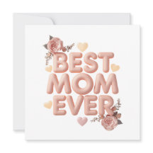 Beste Moeder Ooit 3D Bloemendesign | Cadeau voor M
