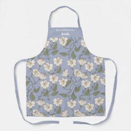 Beste moeder ooit aangepaste naam  Botanical Schort