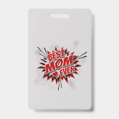 Beste Moeder Ooit Badge (Achterkant)
