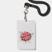 Beste Moeder Ooit Badge (Achterkant met lanyard)