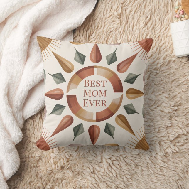 Beste Moeder Ooit Boho Worp Kussen Cadeau (Deken)