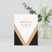 Beste moeder ooit briefkaart (Staand voorkant)