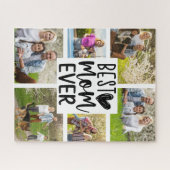 Beste Moeder ooit Custom Multi Foto Keepsake Legpuzzel (Horizontaal)