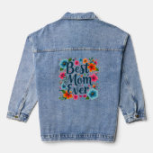 Beste moeder ooit denim jacket (Achterkant)