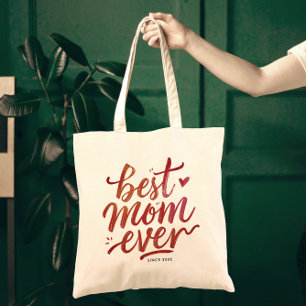 Beste Moeder Ooit Eenvoudig Modern Chique Bruine C Tote Bag