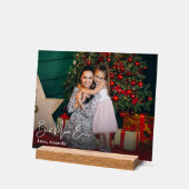 Beste moeder ooit eenvoudige aangepaste foto acryl bord (Hoek)