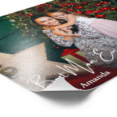 Beste moeder ooit eenvoudige aangepaste foto foto afdruk (Hoek)