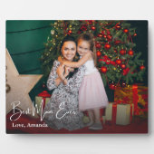 Beste moeder ooit eenvoudige aangepaste foto fotoplaat (Voorkant)