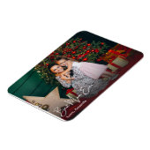 Beste moeder ooit eenvoudige aangepaste foto magneet (Linkerzijde)