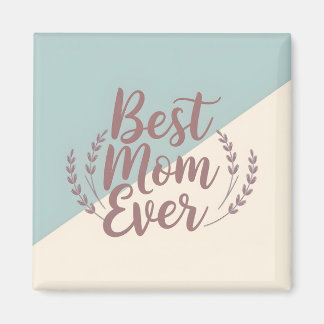 Beste moeder ooit - Elegant Mint en Cream Design Magneet