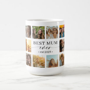 Beste Moeder Ooit Foto Collage Mok Cadeau