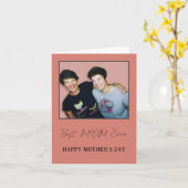Beste moeder ooit Foto Happy Moederdag Kaart (Gele Bloem)