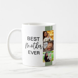 Beste Moeder Ooit Foto Sjabloon Modern Koffiemok