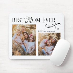 Beste Moeder Ooit Foto's Hart Moederdag Cadeaus Muismat